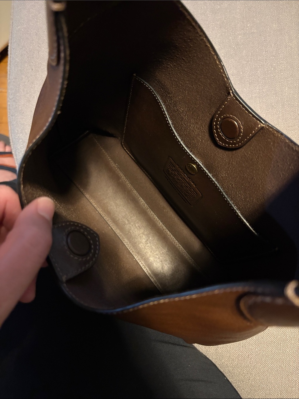 Coach Brooklyn 28 chocolate brown (maple) - Picture 10 of 10
